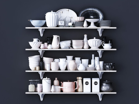 Modern ceramic ware ornaments