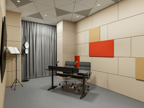 Modern dubbing room