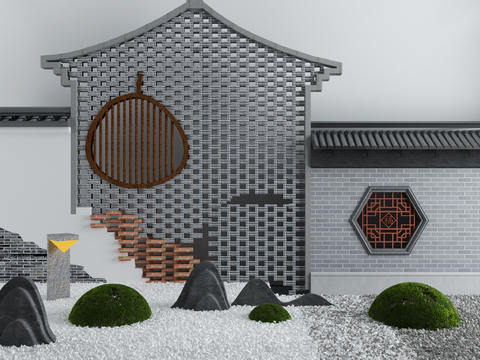 New Chinese Homestay Landscape Wall