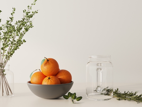 Hydroponic plant fruit plate ornaments