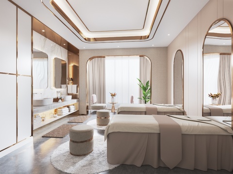 Modern Affordable Luxury Style Beauty Care Room