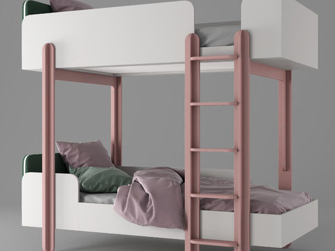 Modern children's bunk bed