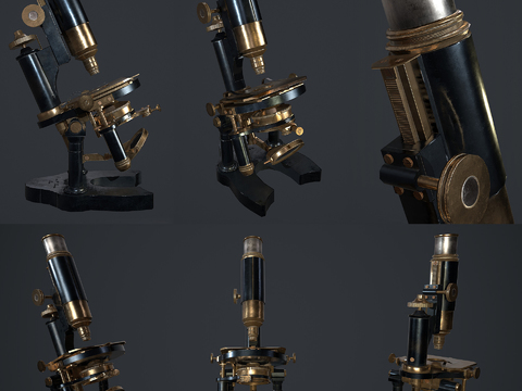 European retro microscope