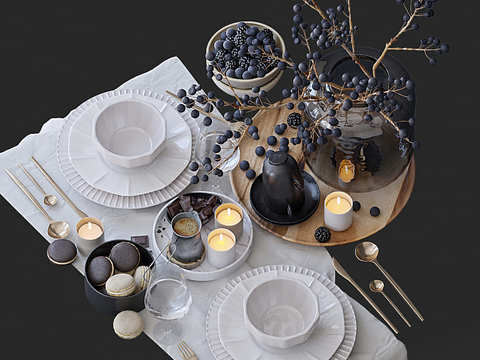 Modern Tableware Food