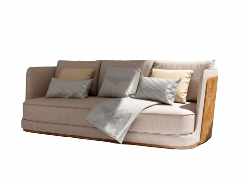 BENTLEY modern fabric multi-person sofa