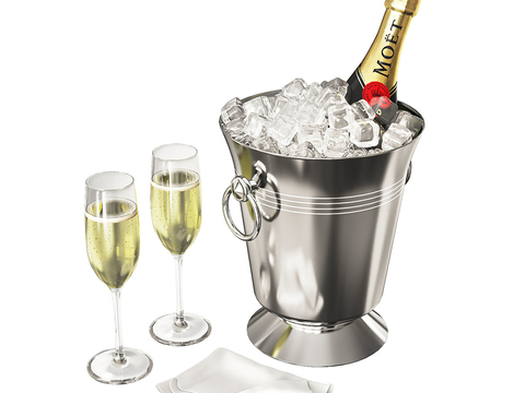 Modern Ice Bucket Wine Glass Champagne