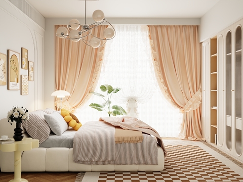 Cream Style bedroom free