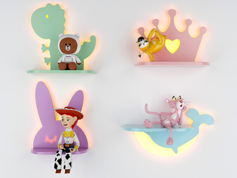 Modern cartoon children wall lamp