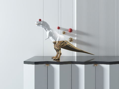 Modern Dinosaur Sculpture Ornaments