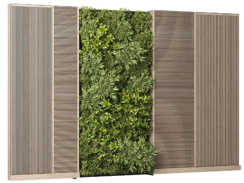 Modern Green Plant Wall