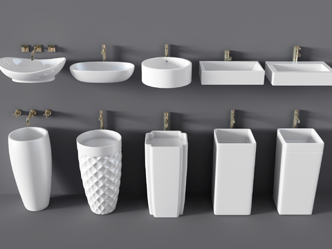 Modern Pillar Washbasin