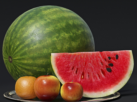 fruit plate watermelon