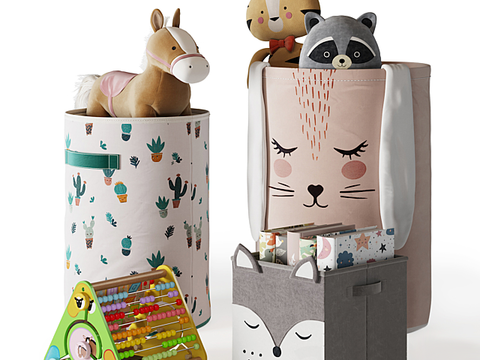 Nordic simple creative cartoon storage box for free