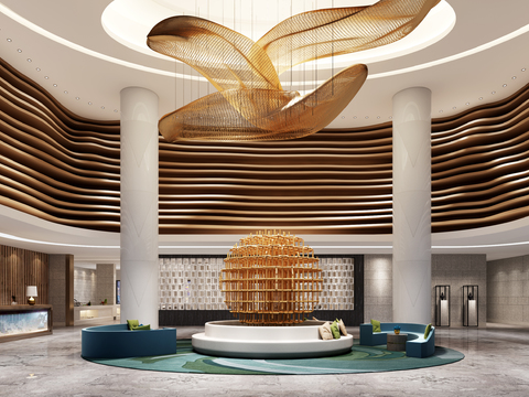 Modern Hotel Lobby Free