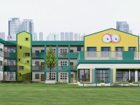 Modern kindergarten appearance