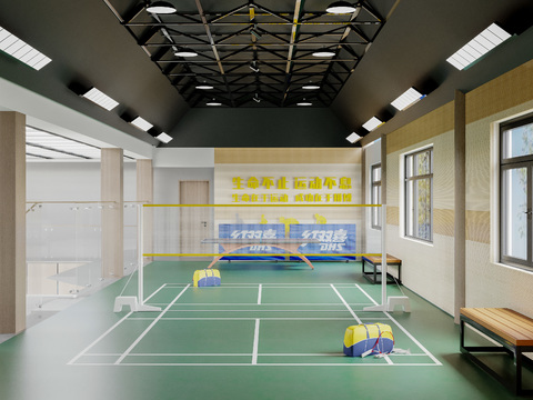 Badminton court