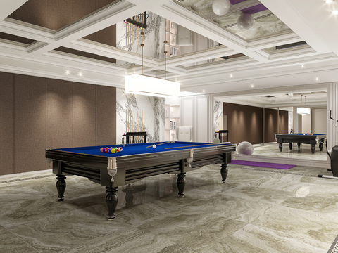 JEO Basement Billiards Room