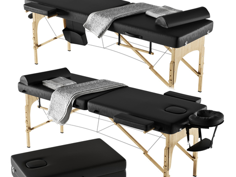 Modern fabric massage bed