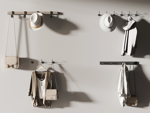 Wall-mounted clothes hook Clothing