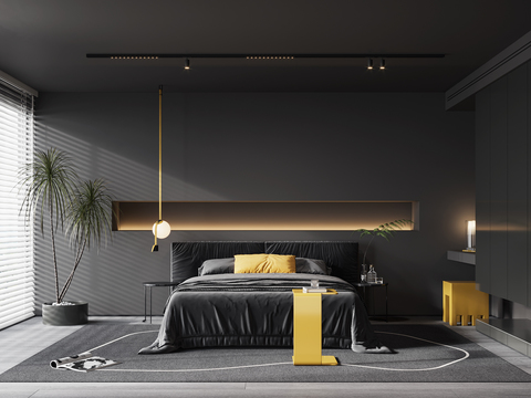 Bonaldo Superior Grey Bedroom