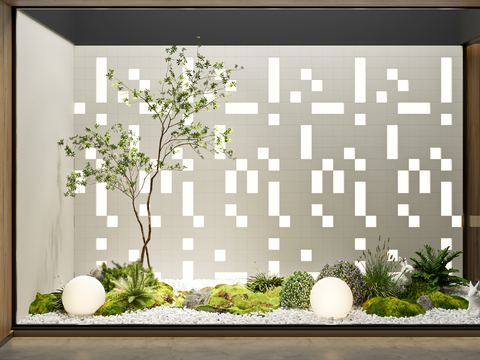 Plant Wall Indoor Landscaping Plants