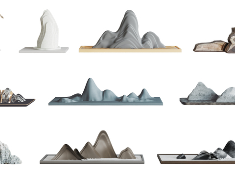 New Chinese Zen rockery ornaments