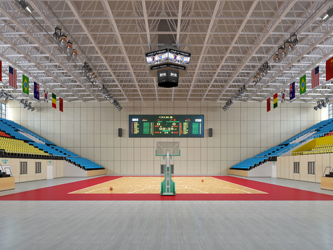 modern basketball hall