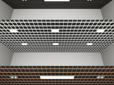 Grille suspended ceiling square ceiling