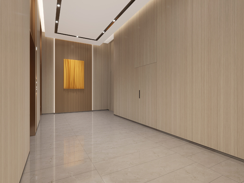 Modern elevator hall free