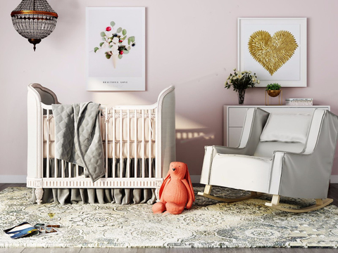 RH American Baby Bedside Cabinet