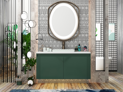 Nordic Bathroom Cabinet Washstand