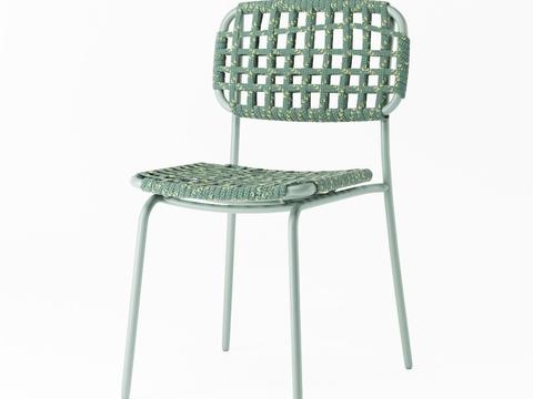 Rope woven chair dining chair free