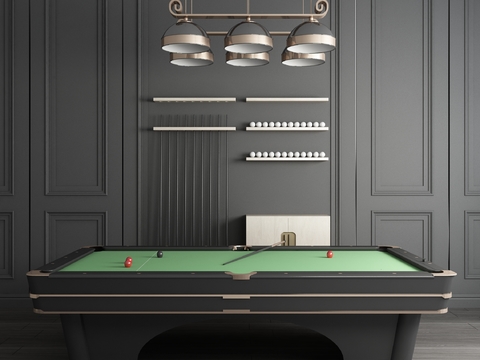 Modern billiard table