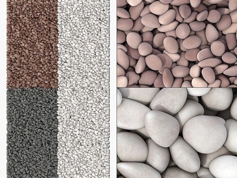 Modern Pebble Stone Floor