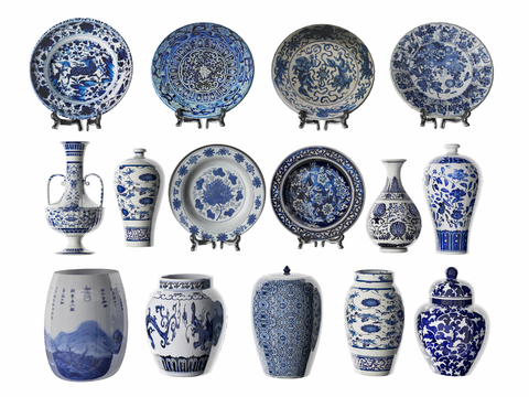 Blue and white porcelain Ceramic Ware