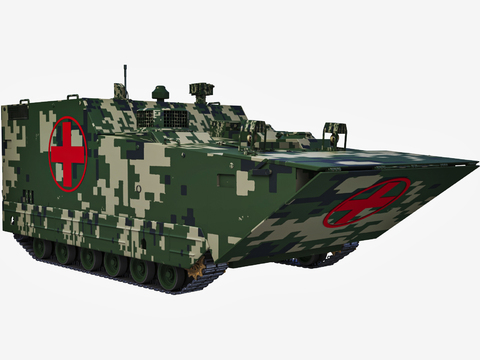 Tracked armored vehicle emergency vehicle