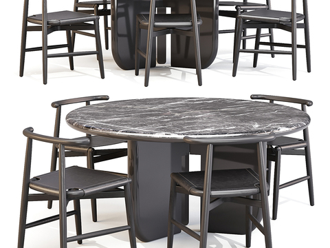 Meridiani Dining Table and Chair