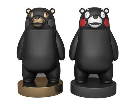 Modern Kumamoto Bear Toy