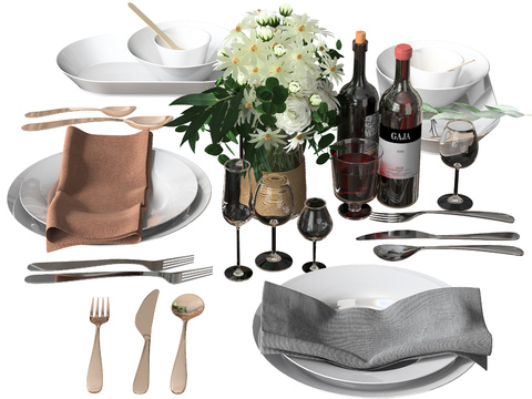 Modern dishes goblet tableware