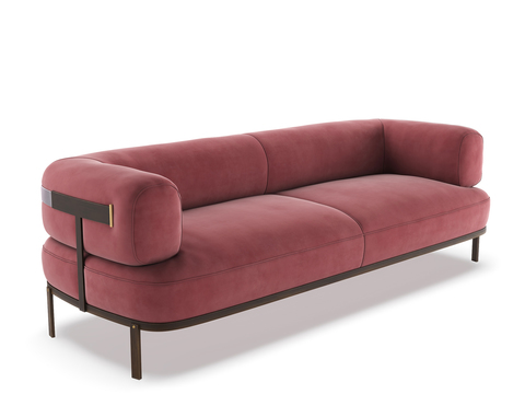 BAXTER modern fabric double sofa