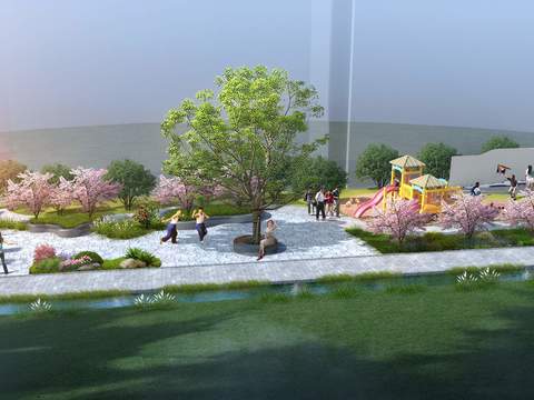 Pocket Park Children's Park psd