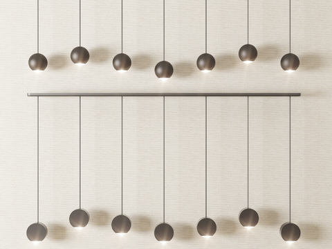 FLOS modern metal ball chandelier