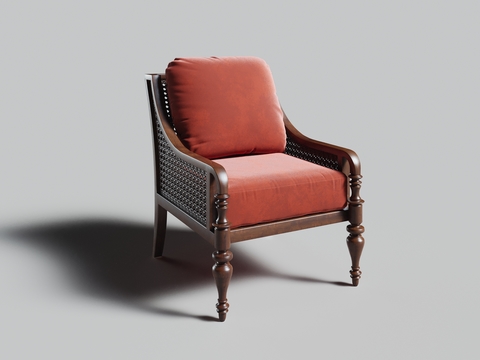 Neoclassical Style fabric Lounge Chair free