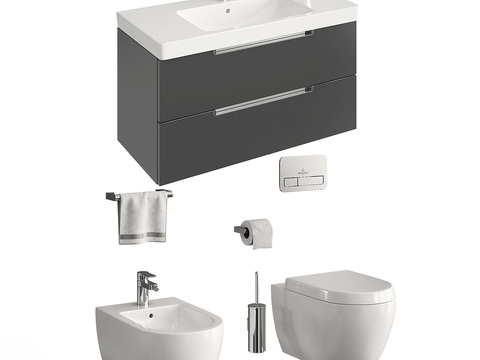 Modern toilet washbasin toilet