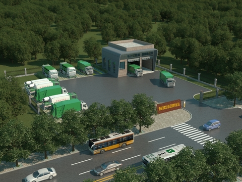 Garbage transfer station