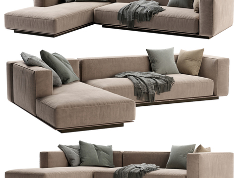 Flexform corner sofa multiplayer sofa