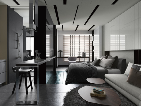 Tang Zhonghan Designs Modern Bedroom