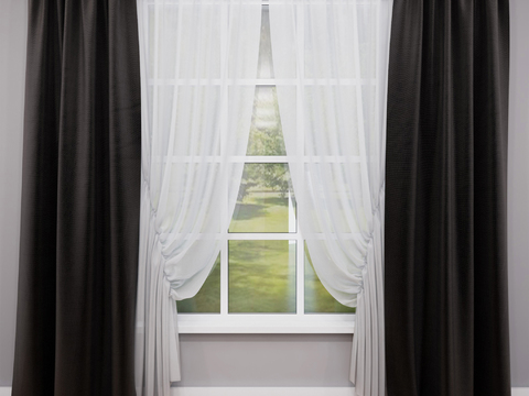 Modern minimalist creative blackout curtains free