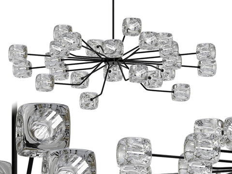 Modern Affordable Luxury Style Art Crystal Chandelier Free