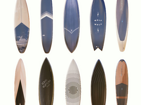 modern surfboard